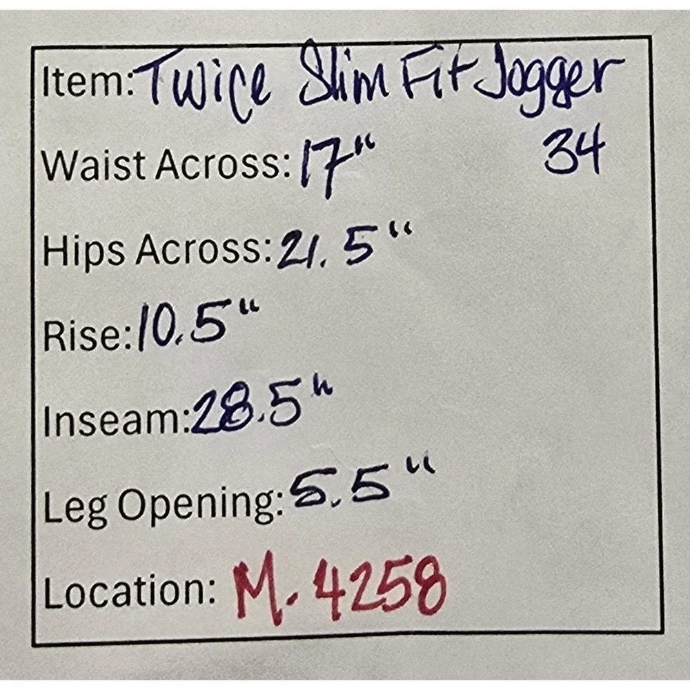 Twice Cargo Pants Men‎ Sz 34 Black Slim Fit Jogger Stretch Utility Grunge Skater